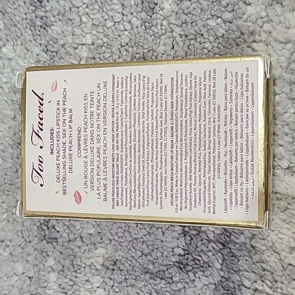 Too Faced Sex on the Beach Deluxe Lipstick/Balm Set - Picture 5 of 8